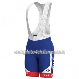 2018 FDJ Pantaloncino con bretelle N001